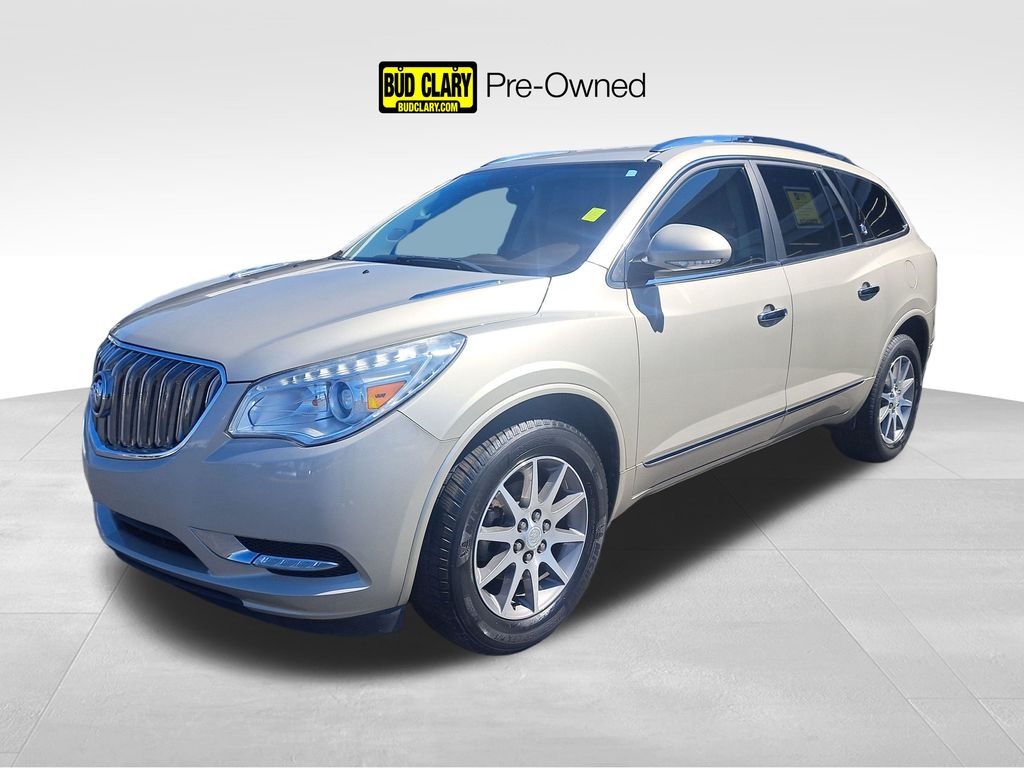 Champagne Silver Metallic 2014 Buick Enclave Leather FWD SUV / Crossover Front-Wheel Drive 6-Speed Automatic