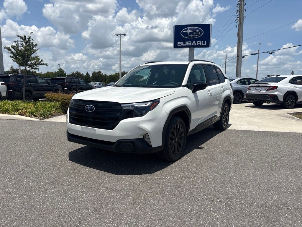 White 2026 Subaru Forester SUV / Crossover All-Wheel Drive Continuously Variable Transmission