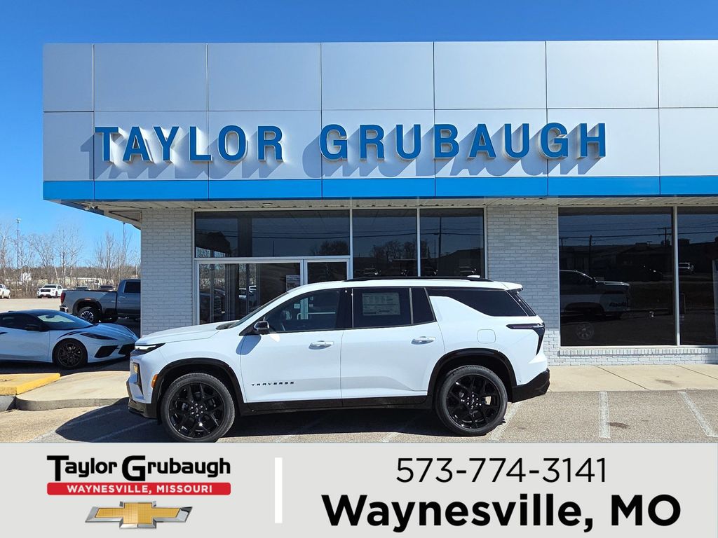 Polar White Tricoat 2026 Chevrolet Traverse RS FWD SUV / Crossover Front-Wheel Drive 8-Speed Automatic