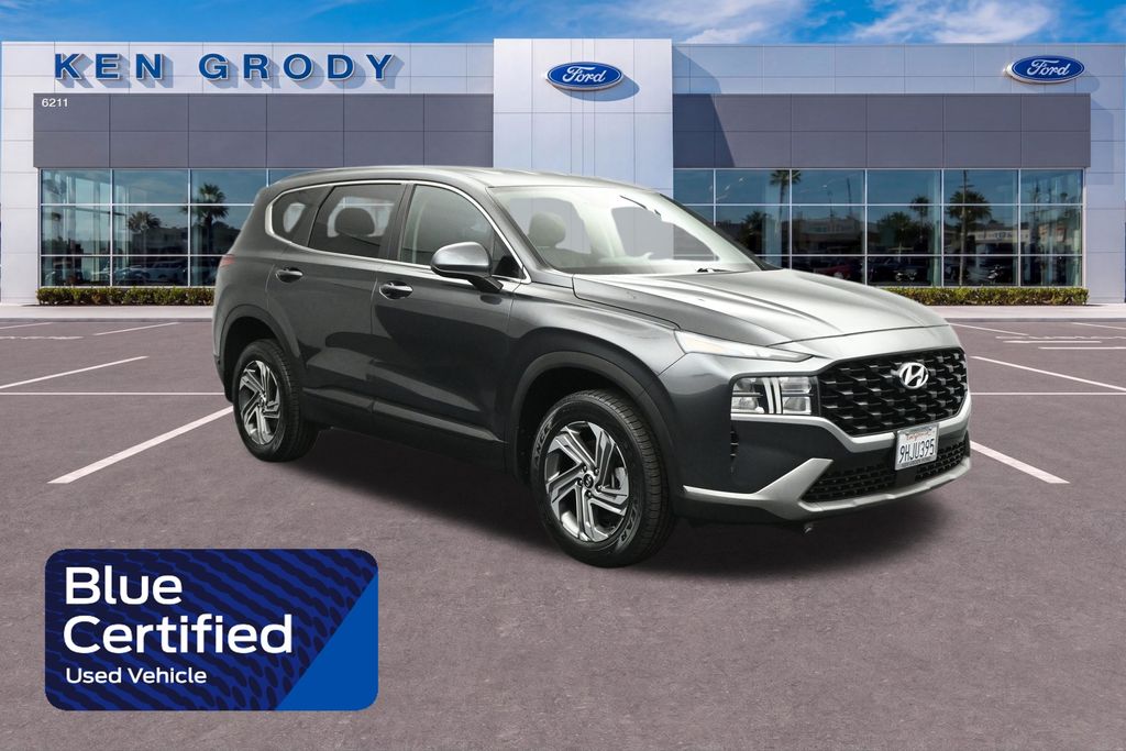 Portofino Gray 2023 Hyundai Santa Fe SUV / Crossover All-Wheel Drive 8-Speed Automatic