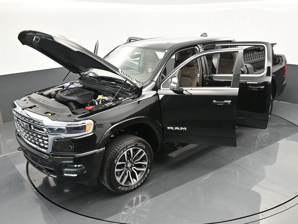 Used 2025 Diamond Black Crystal Pearlcoat Ram Limited image 56