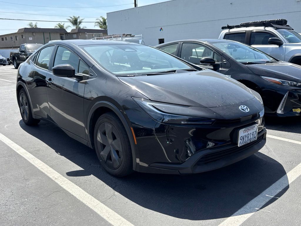 Midnight Black Metallic 2024 Toyota Prius Hatchback Front-Wheel Drive Continuously Variable Transmission