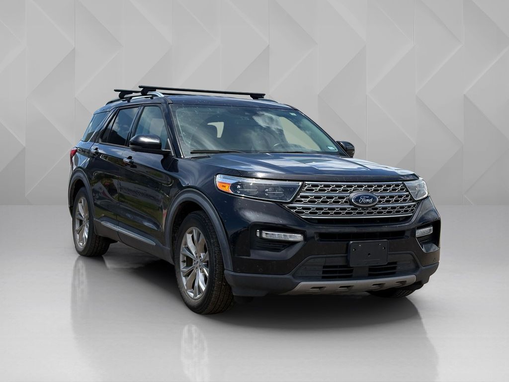 2021 Ford Explorer Limited Black at Cook Ford