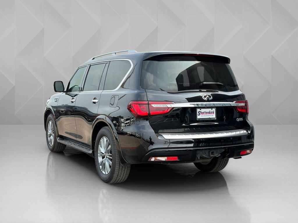 2022 INFINITI QX80 LUXE Black at Bayway Chrysler Dodge Jeep Ram