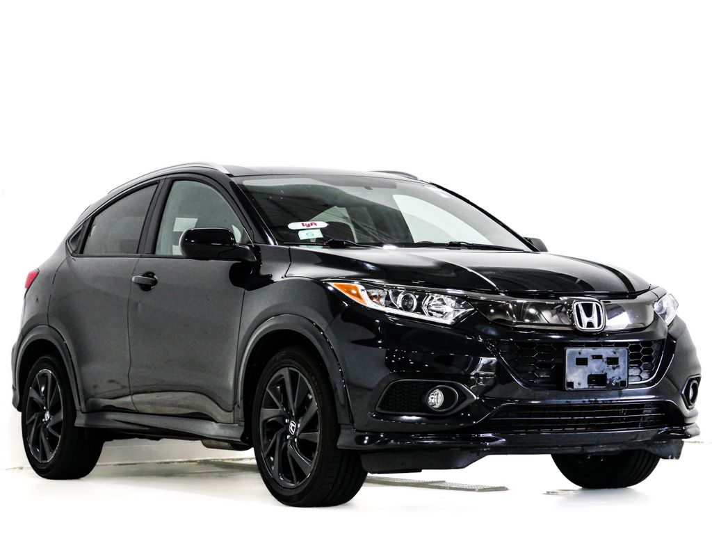 Crystal Black Pearl 2022 Honda HR-V SUV / Crossover All-Wheel Drive Continuously Variable Transmission
