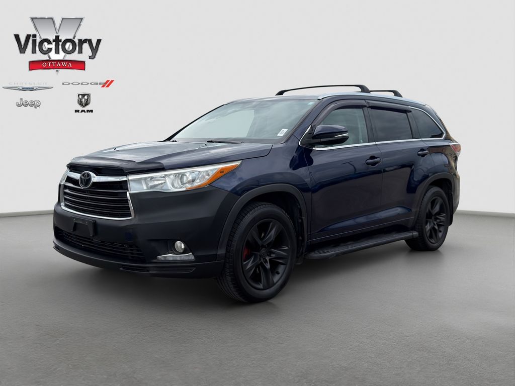 Nautical Blue Metallic 2015 Toyota Highlander SUV / Crossover All-Wheel Drive 6-Speed Automatic Overdrive