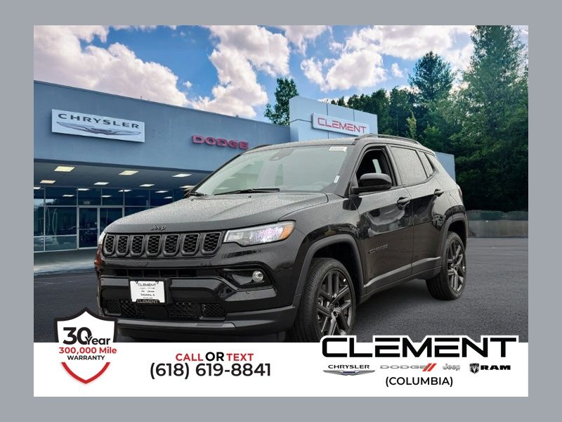 Diamond Black Crystal Pearlcoat 2026 Jeep Compass SUV / Crossover Four-Wheel Drive 8-Speed Automatic