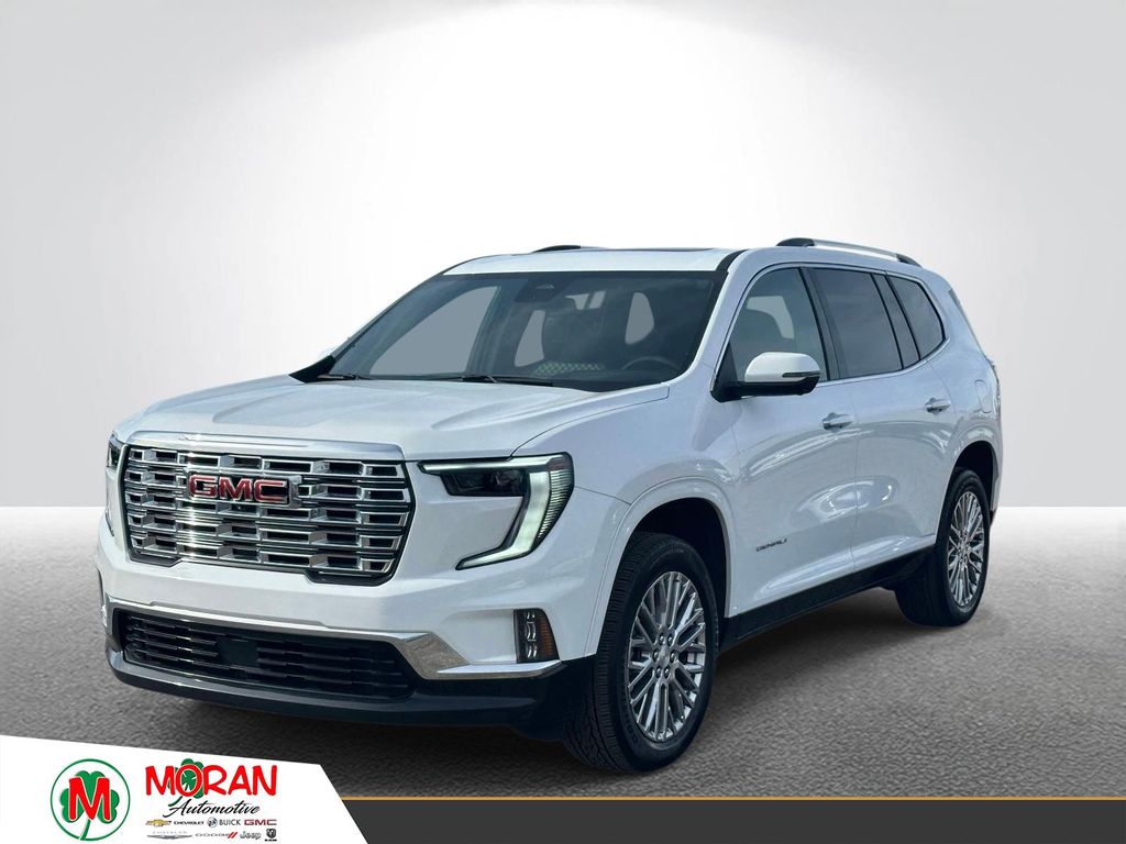 Summit White 2024 GMC Acadia Denali AWD SUV / Crossover Four-Wheel Drive 8-Speed Automatic