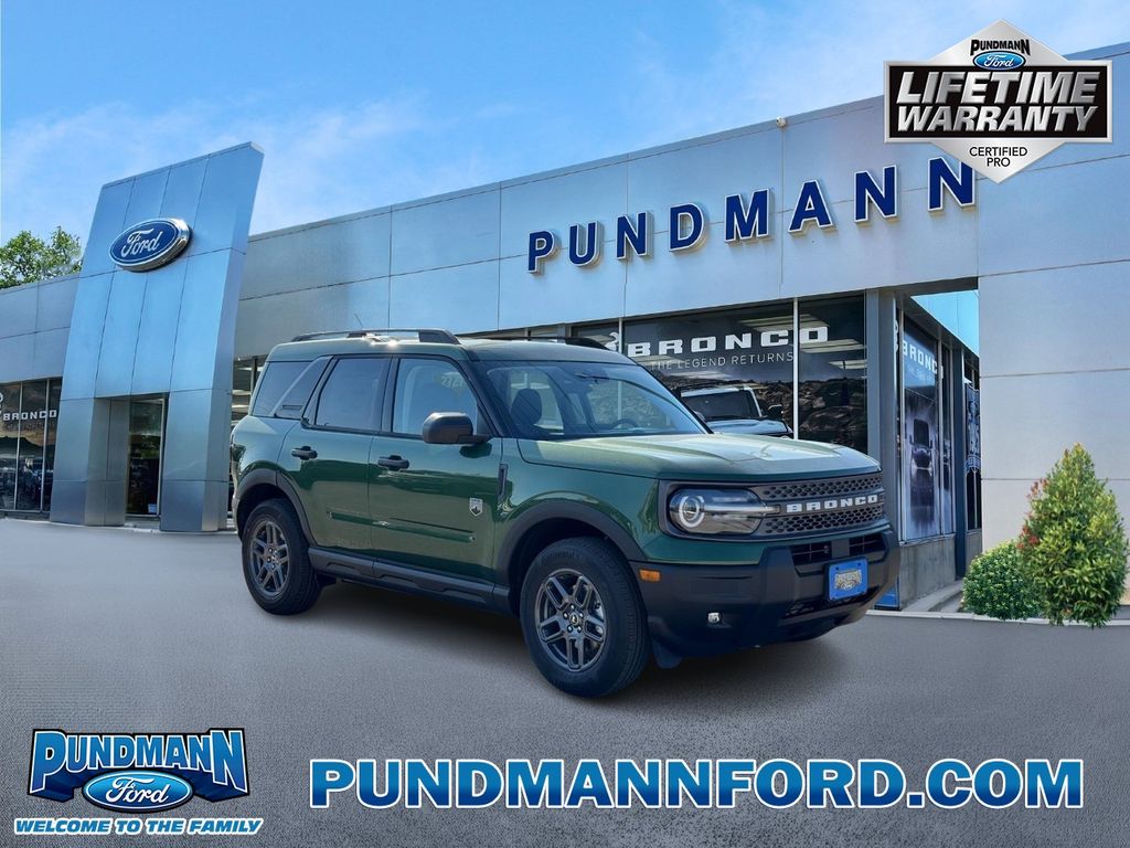 Green Metallic 2025 Ford Bronco Sport SUV / Crossover All-Wheel Drive Automatic