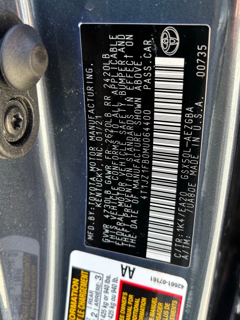 2021 Toyota Avalon XLE photo