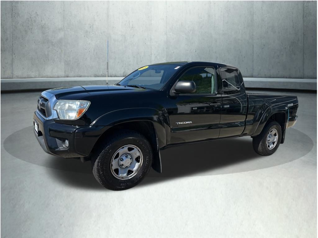 Black 2015 Toyota Tacoma Access Cab V6 4WD Pickup Truck Four-Wheel Drive 5-Speed Automatic