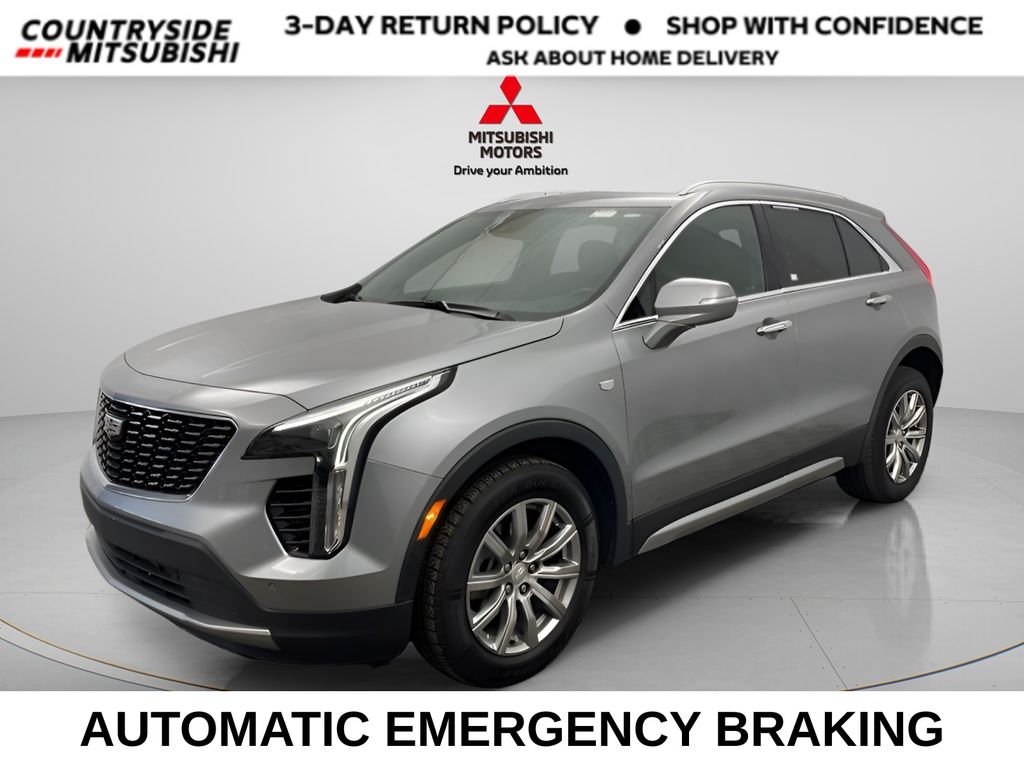 Argent Silver Metallic 2023 Cadillac XT4 Premium Luxury AWD SUV / Crossover Four-Wheel Drive 9-Speed Automatic