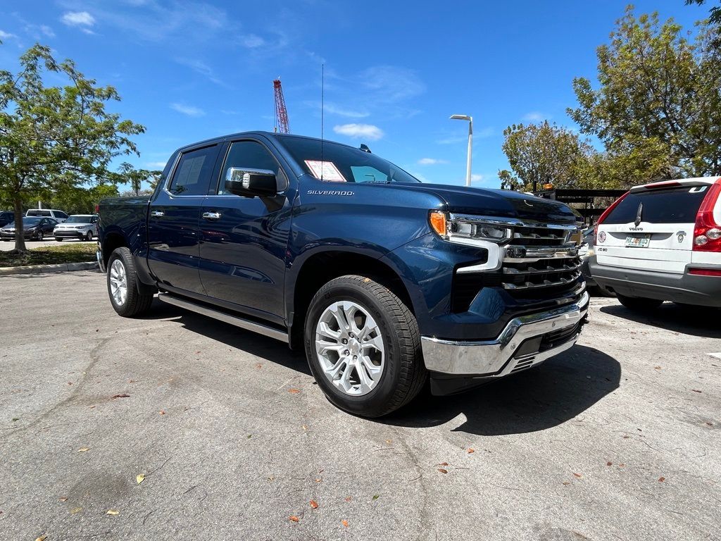 Used 2023 Chevrolet Silverado 1500 LTZ with VIN 1GCPAEE82PZ187688 for sale in Miami, FL