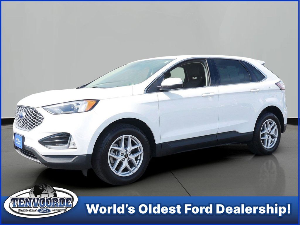 Oxford White 2023 Ford Edge SEL AWD SUV / Crossover All-Wheel Drive 8-Speed Automatic