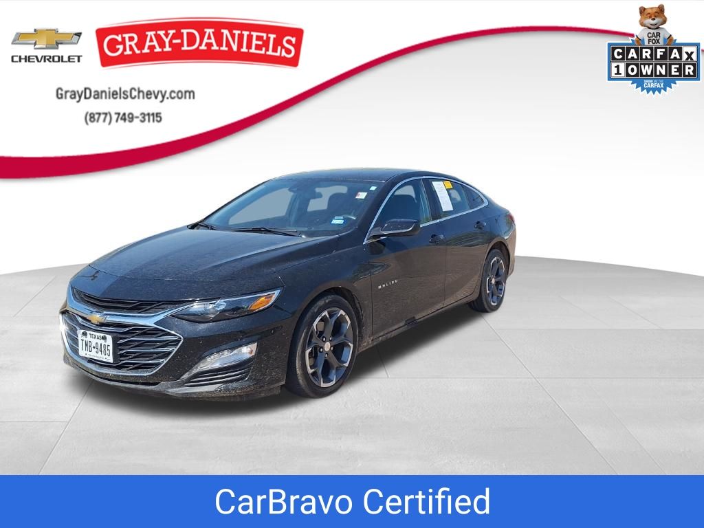Mosaic Black Metallic 2024 Chevrolet Malibu LT with 1LT FWD Sedan Front-Wheel Drive Continuously Variable Transmission