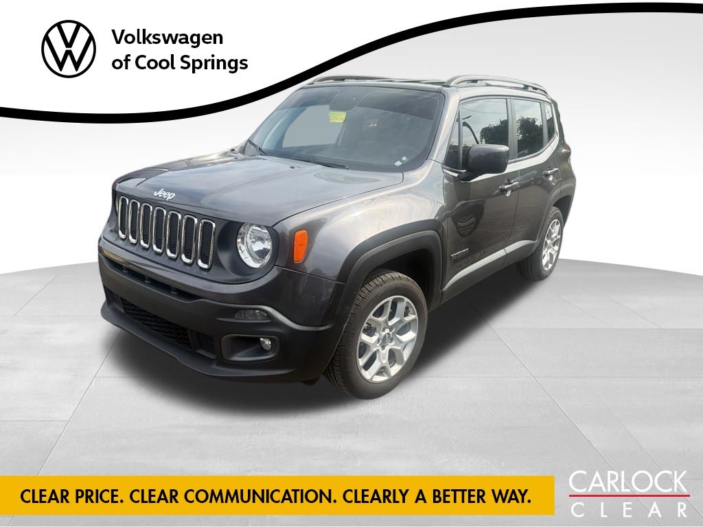 Gray (Granite Crystal Metallic Clearcoat) 2018 Jeep Renegade SUV / Crossover Four-Wheel Drive 9-Speed Automatic