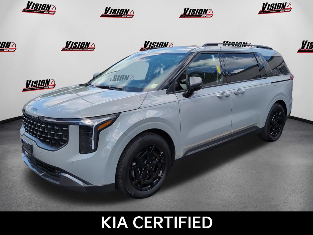 Ceramic Silver 2025 Kia Carnival Minivan Front-Wheel Drive 8-Speed Automatic