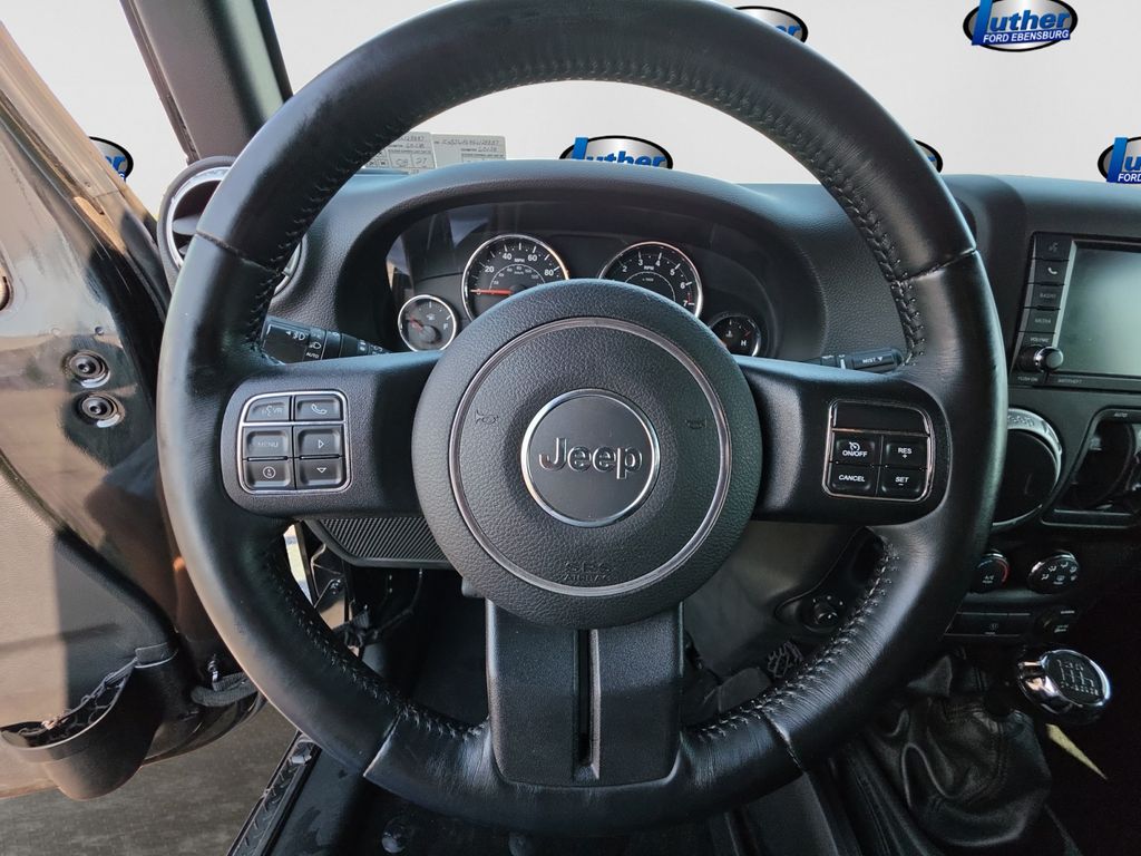 2016 Jeep Wrangler Unlimited Rubicon Black at Klick Lewis Buick Chevrolet