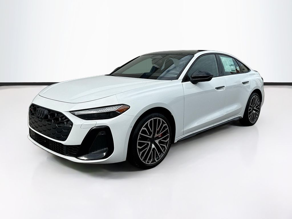 Glacier White 2026 Audi S5 Coupe 7-Speed Automatic
