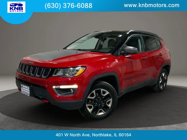 Redline Pearlcoat 2018 Jeep Compass Trailhawk 4WD SUV / Crossover Four-Wheel Drive 9-Speed Automatic