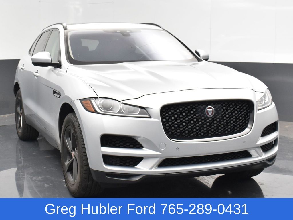 Silver 2019 Jaguar F-PACE SUV / Crossover All-Wheel Drive 8-Speed Automatic