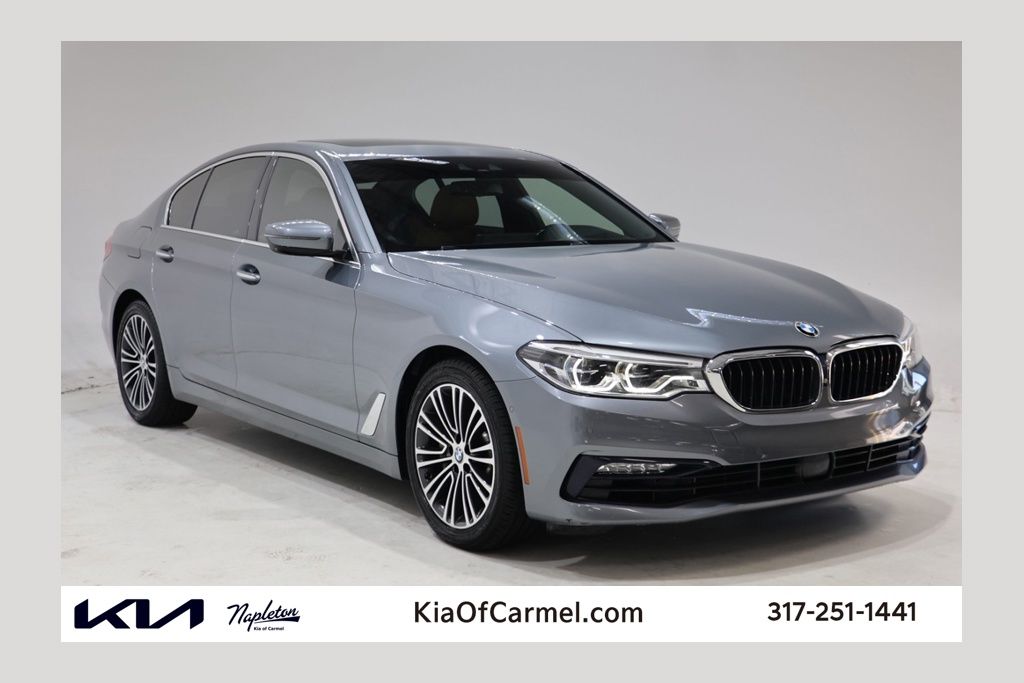 Bluestone Metallic 2017 BMW 5 Series Sedan All-Wheel Drive 8-Speed Automatic