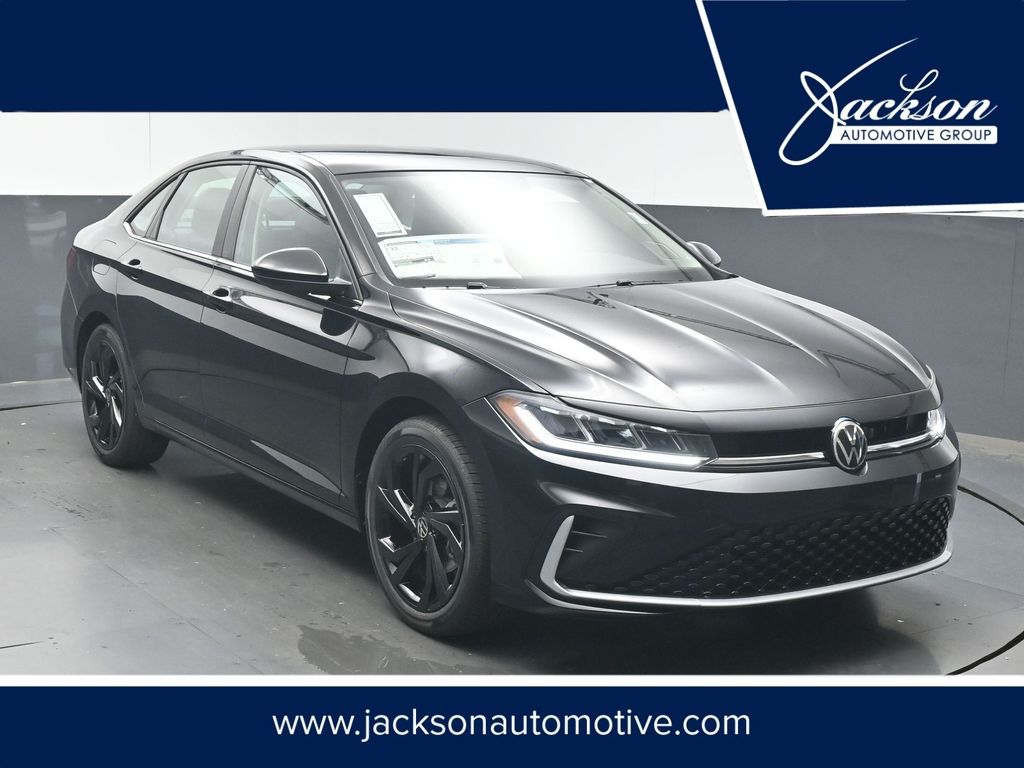 Black 2026 Volkswagen Jetta Sedan Front-Wheel Drive 8-Speed Automatic
