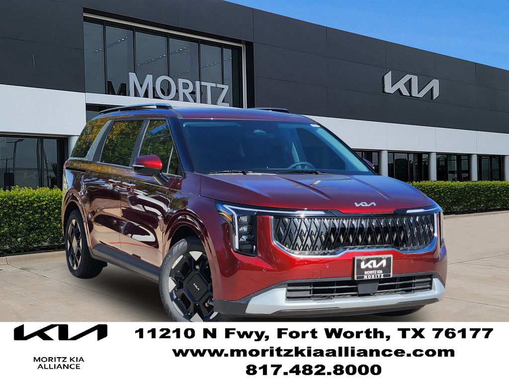 Flare Red 2026 Kia Carnival Minivan Front-Wheel Drive 8-Speed Automatic