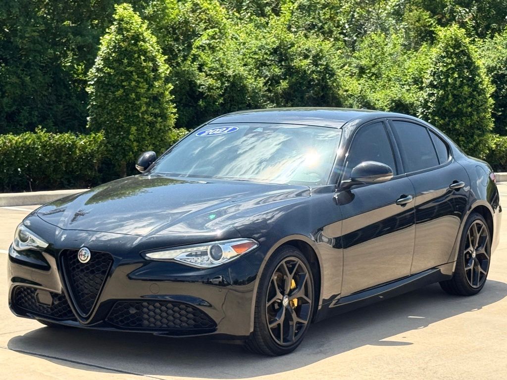 2021 Alfa Romeo Giulia Ti Black at North Houston Mitsubishi