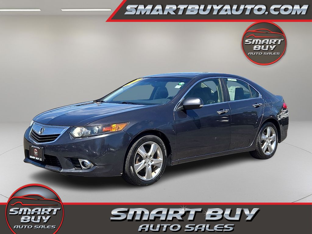 Gray 2012 Acura TSX Sedan FWD with Technology Package Sedan Front-Wheel Drive 5-Speed Automatic