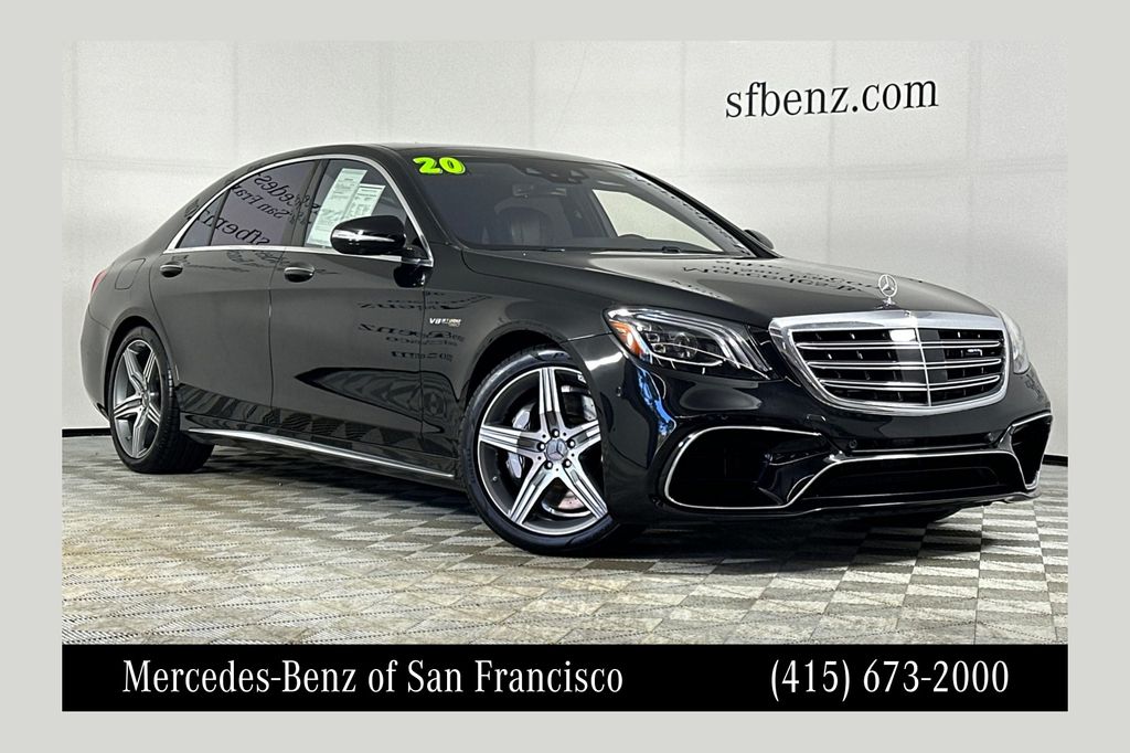 Obsidian Black Metallic 2020 Mercedes-Benz S-Class Sedan All-Wheel Drive 9-Speed Automatic