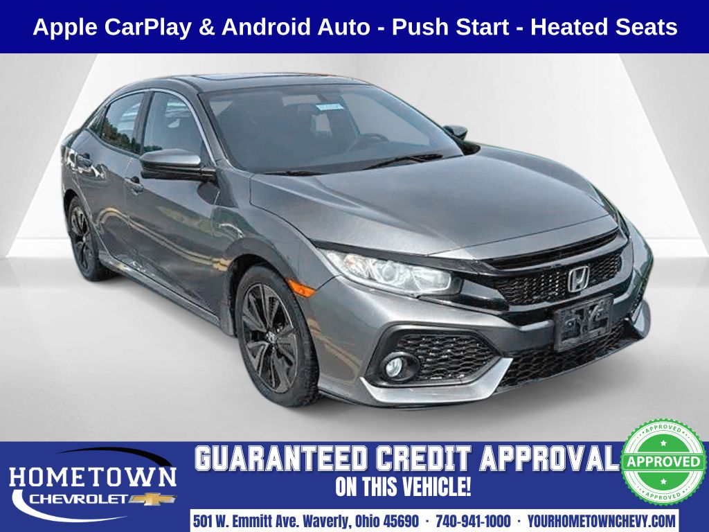 Lunar Silver Metallic 2017 Honda Civic Hatchback Hatchback Front-Wheel Drive Continuously Variable Transmission