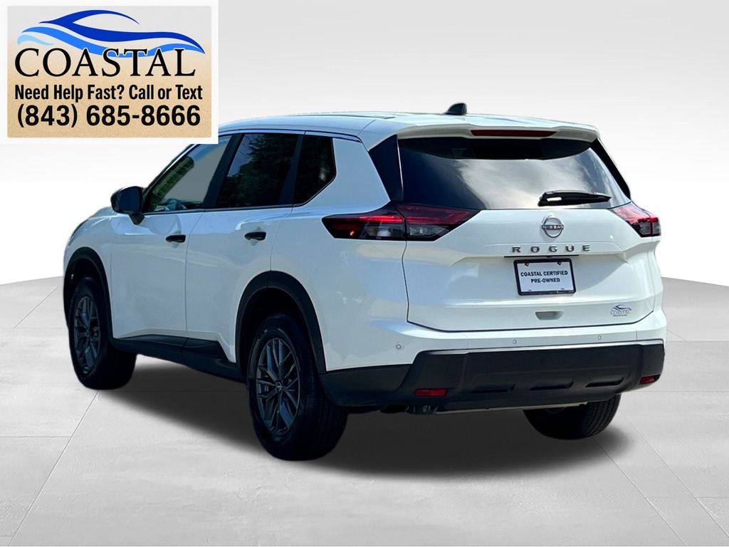 2024 Nissan Rogue S White at Coastal Chevrolet Cadillac