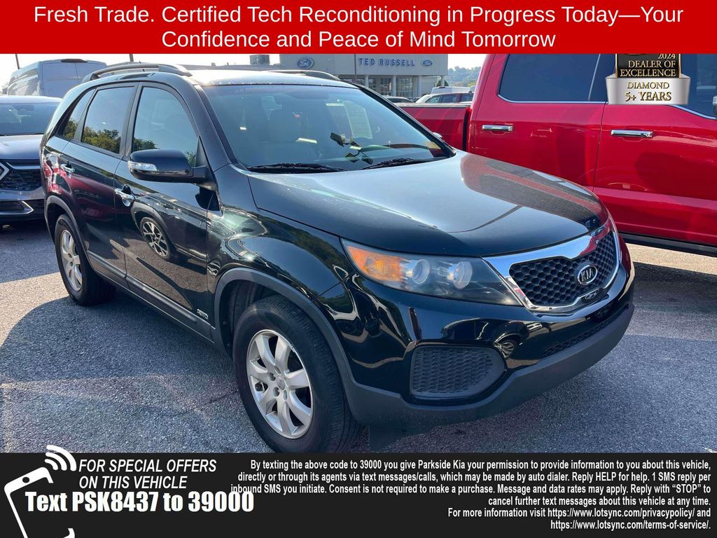 Ebony Black 2013 Kia Sorento SUV / Crossover All-Wheel Drive 6-Speed Automatic