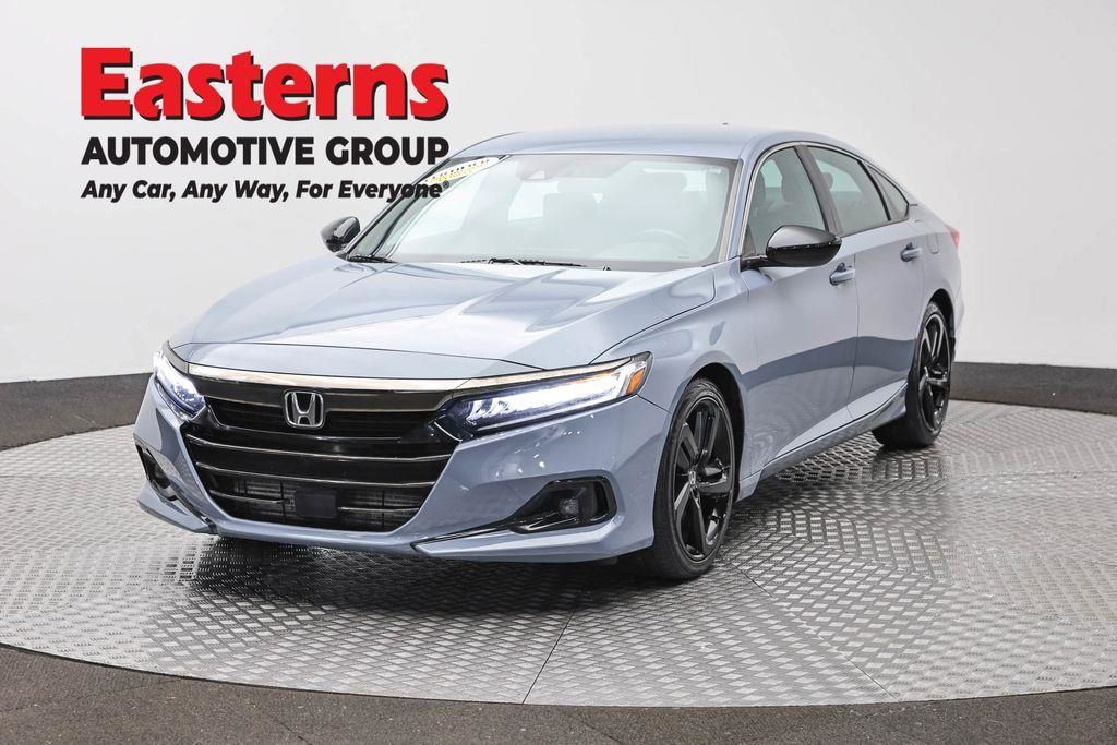 Gray 2022 Honda Accord Sedan Front-Wheel Drive Continuously Variable Transmission