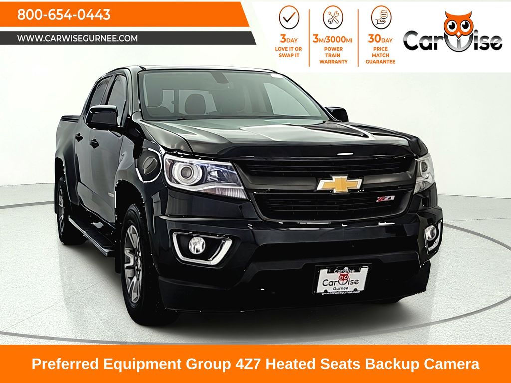 Gray (Graphite Metallic) 2018 Chevrolet Colorado Pickup Truck Four-Wheel Drive 8-Speed Automatic