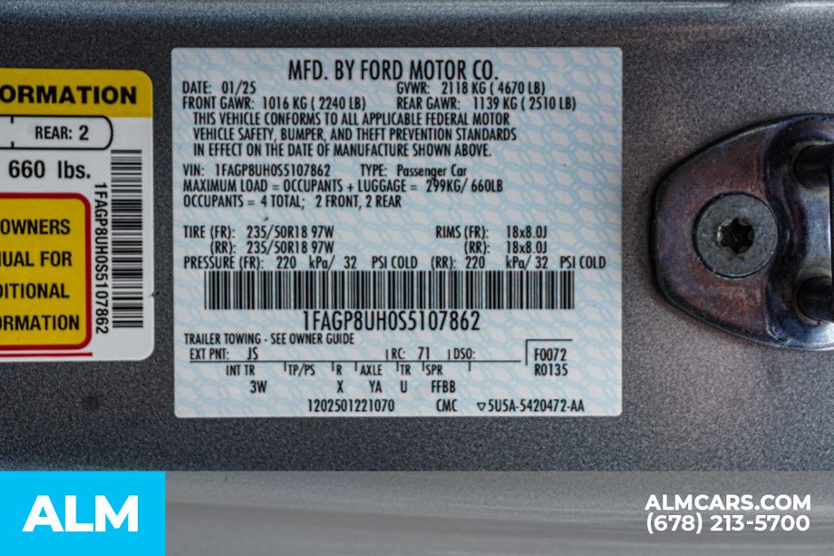 Used 2025 Silver Ford EcoBoost Premium image 54