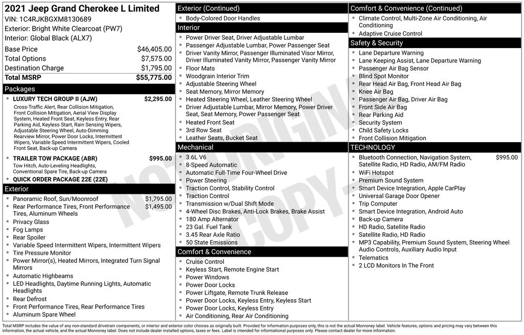 Certified Used 2021 White Jeep Limited image 15