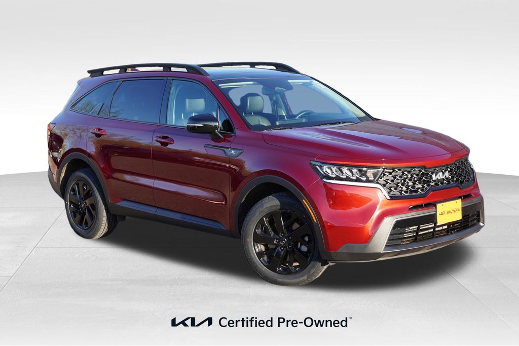 Passion Red 2023 Kia Sorento X-Line S AWD SUV / Crossover All-Wheel Drive 8-Speed Automatic