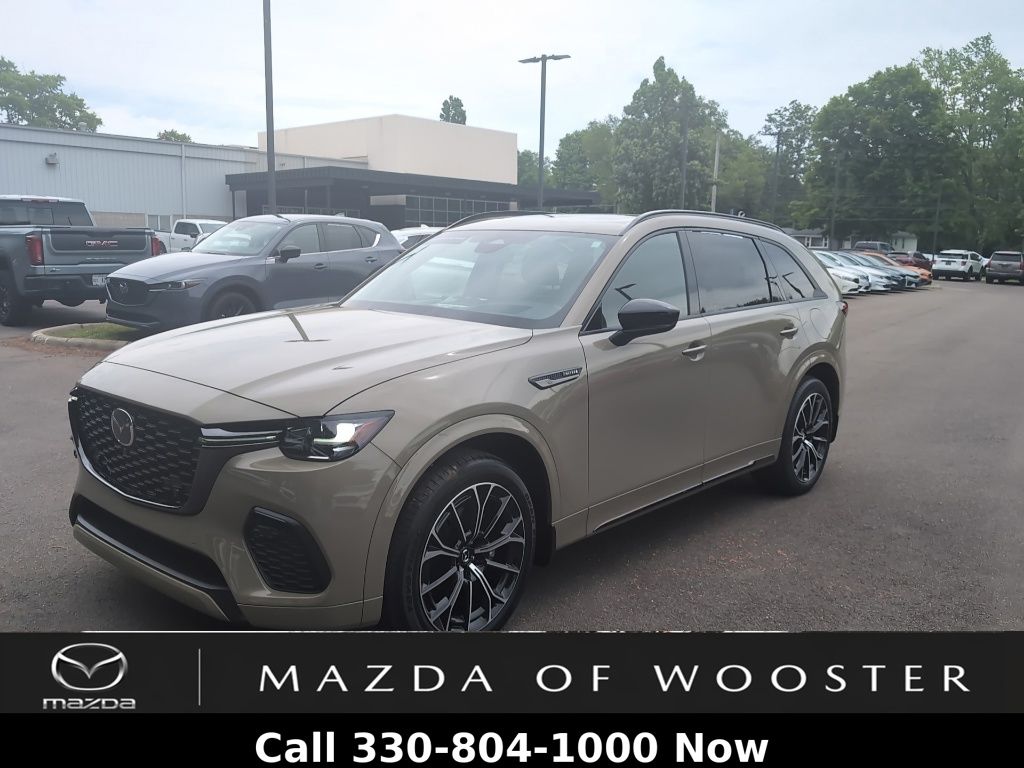Zircon Sand Metallic 2025 Mazda CX-70 3.3 Turbo S Premium AWD SUV / Crossover All-Wheel Drive 8-Speed Automatic