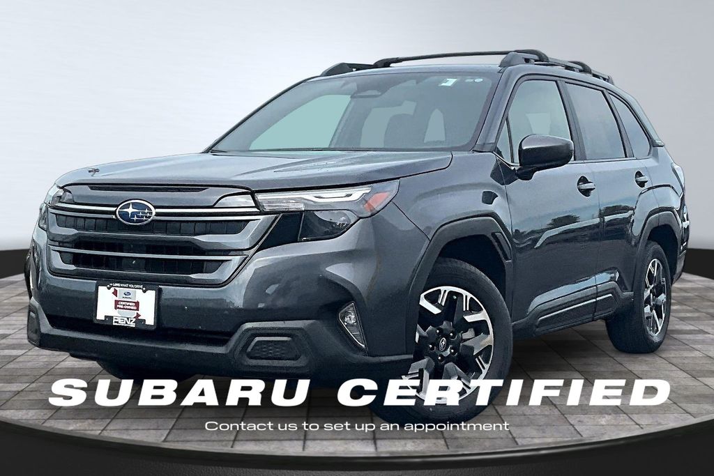 Magnetite Gray Metallic 2025 Subaru Forester SUV / Crossover All-Wheel Drive Continuously Variable Transmission