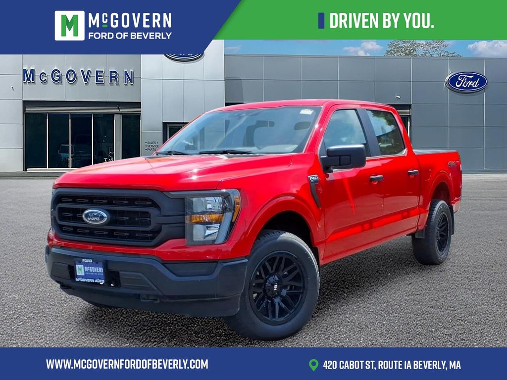 Red 2023 Ford F-150 Pickup Truck Four-Wheel Drive Automatic