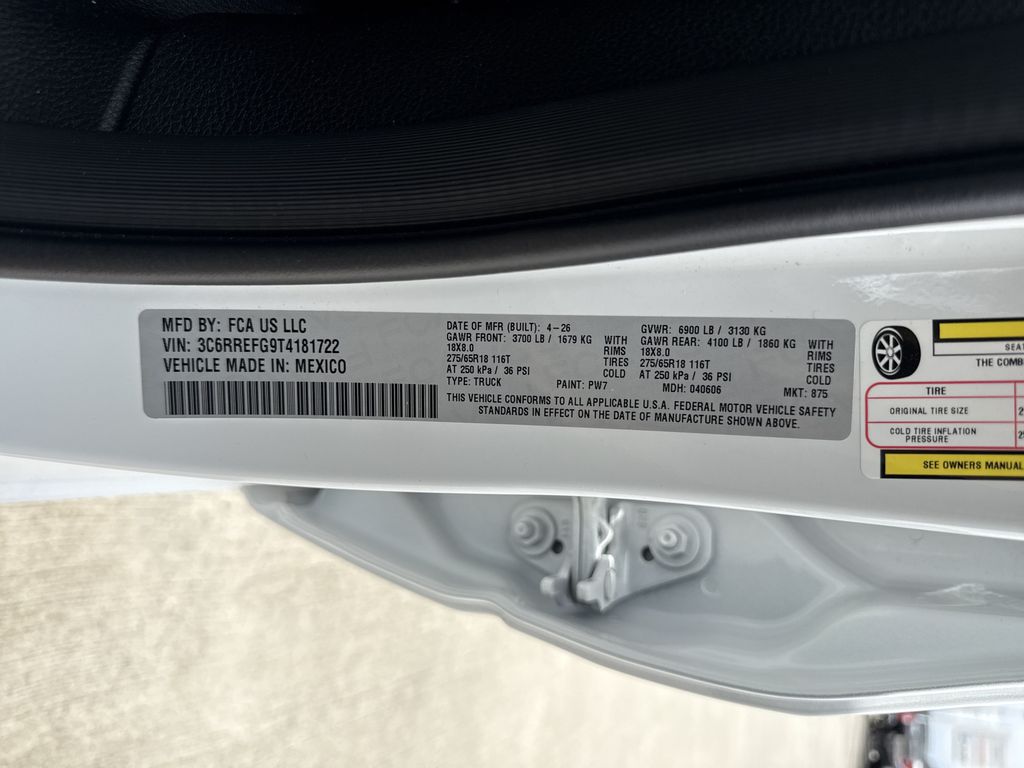2026 Ram 1500 Big Horn/Lone Star White at Texan Dodge Chrysler Jeep Ram