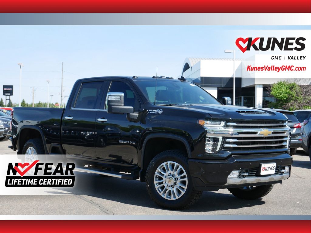 Mosaic Black Metallic 2021 Chevrolet Silverado 2500HD Pickup Truck Four-Wheel Drive Automatic
