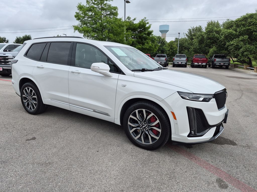Crystal White 2023 Cadillac XT6 Sport AWD SUV / Crossover Four-Wheel Drive 9-Speed Automatic