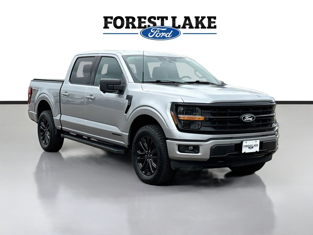 Iconic Silver Metallic 2024 Ford F-150 Pickup Truck Four-Wheel Drive Automatic