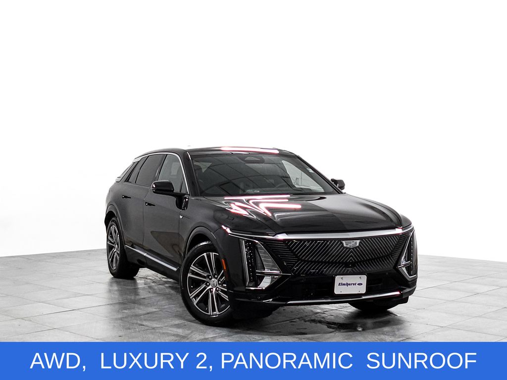 Black Metallic 2024 Cadillac LYRIQ Luxury 2 AWD SUV / Crossover All-Wheel Drive 1-Speed Automatic