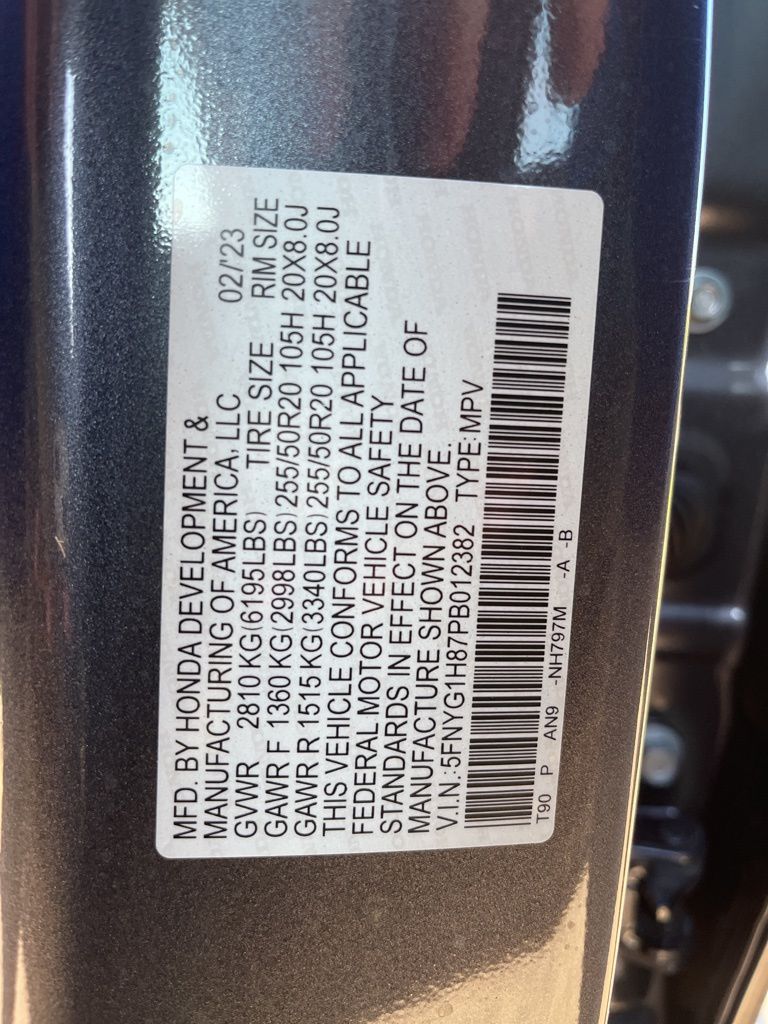 2023 Honda Pilot Elite 8