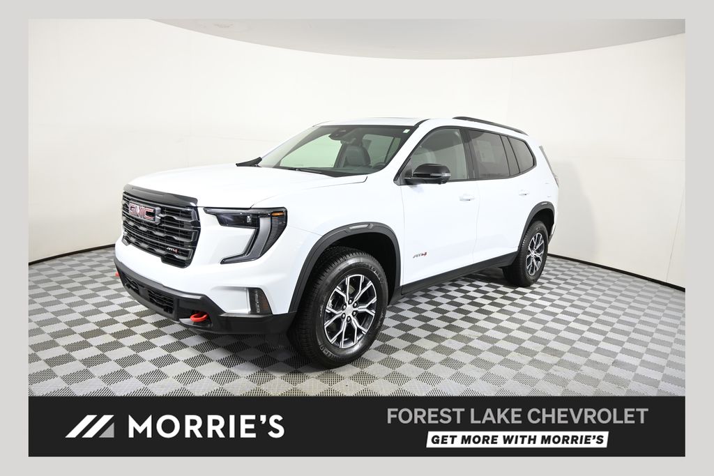 Glacier White Tricoat 2026 GMC Acadia SUV / Crossover Four-Wheel Drive 8-Speed Automatic