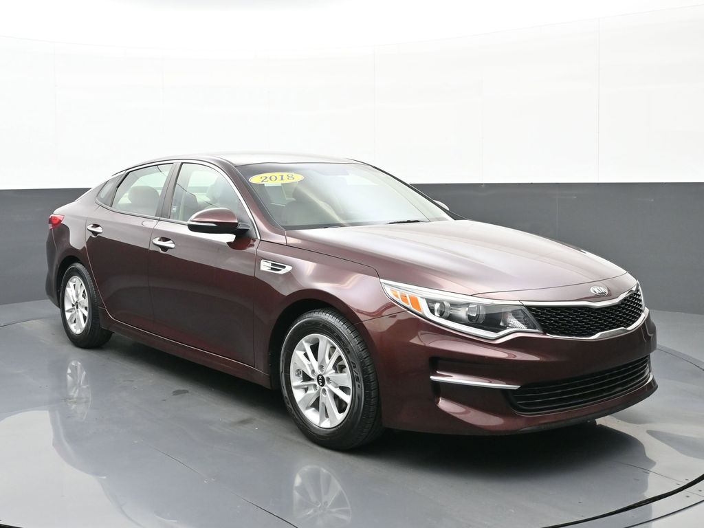 Red (Sangria) 2018 Kia Optima LX Sedan Front-Wheel Drive 6-Speed Automatic